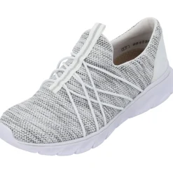 Rieker 54071, Slip-On-Sneaker, Damen, Weiß