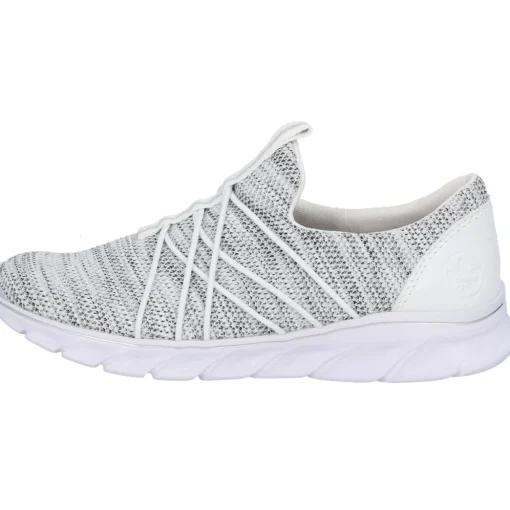 Rieker 54071, Slip-On-Sneaker, Damen, Weiß