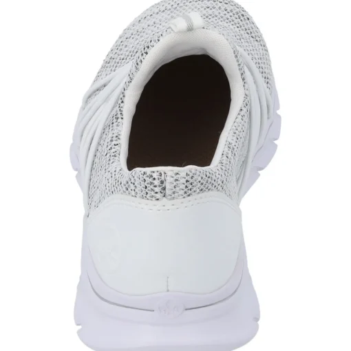 Rieker 54071, Slip-On-Sneaker, Damen, Weiß