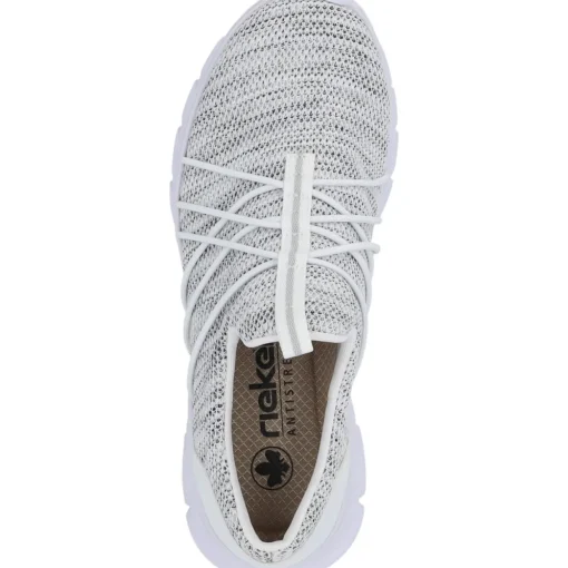 Rieker 54071, Slip-On-Sneaker, Damen, Weiß