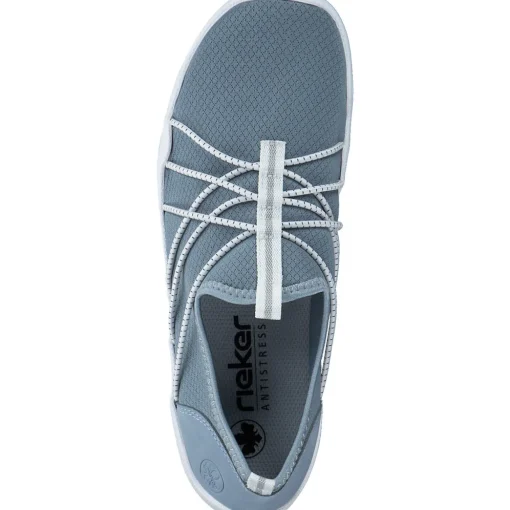 Rieker 45260, Slipper, Damen, sky/ciel