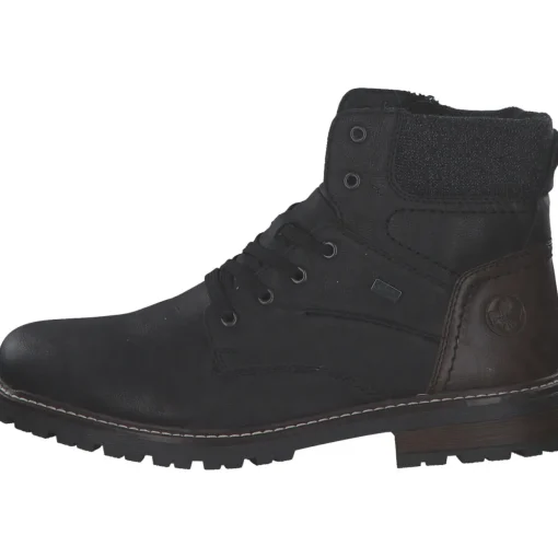 Rieker 32031, Stiefel, Herren, schwarz/toffee/granit