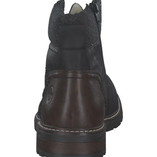 Rieker 32031, Stiefel, Herren, schwarz/toffee/granit