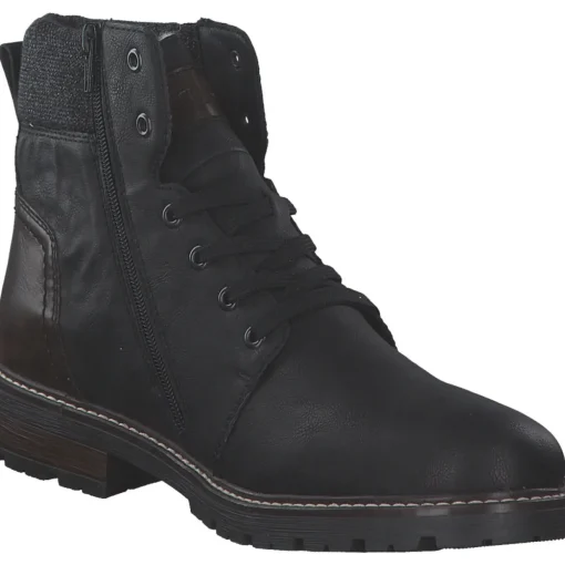 Rieker 32031, Stiefel, Herren, schwarz/toffee/granit