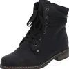 Rieker 71229, Stiefeletten, Damen, Schwarz (Schwa/Schw)