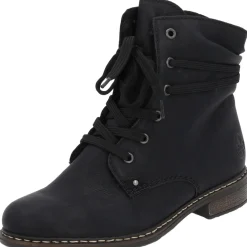 Rieker 71229, Stiefeletten, Damen, Schwarz (Schwa/Schw)