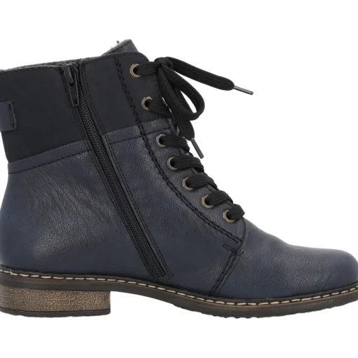 Rieker 71242, Stiefeletten, Damen, Blau (Ozean/Pazifik)