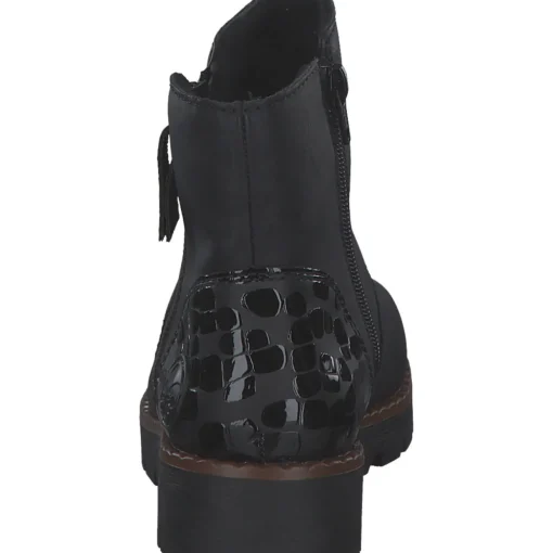 Rieker 44950-00, Stiefeletten, Damen, schwarz/black/schwarz