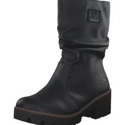 Rieker 79260, Winterstiefeletten, Damen, schwarz/schwarz