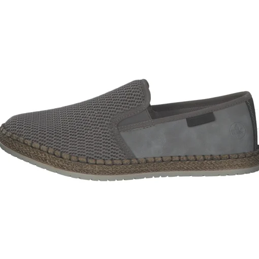 Rieker B5265, Slipper, Herren, Grau