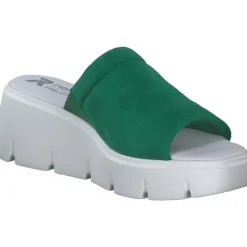 Rieker Evolution W1551, Plateau-Pantoletten, Damen, applegreen