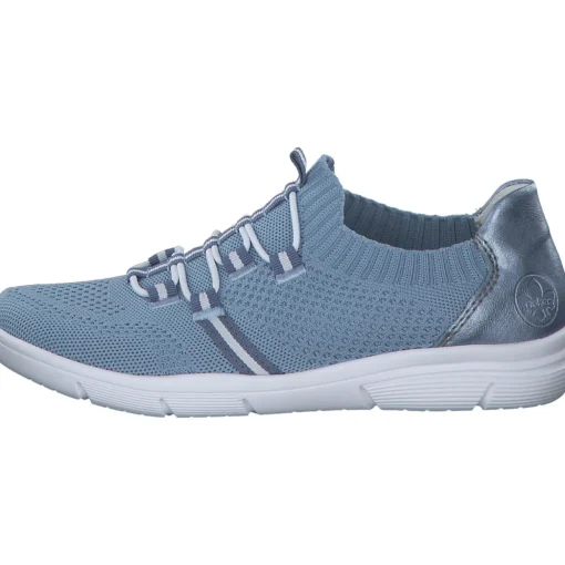 Rieker L7462, Slip-On-Sneaker, Damen, Blau