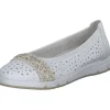 Rieker L3062, Slipper, Damen, weiss/offwhite