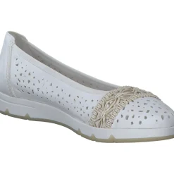 Rieker L3062, Slipper, Damen, weiss/offwhite