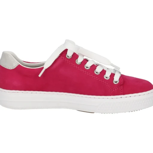 Rieker L59L1, Schnürschuhe, Damen, Pink