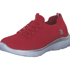 Rieker M5074, Schnürschuhe, Damen, flamme