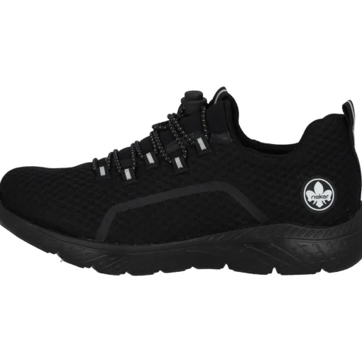 Rieker M5070, Schnürschuhe, Damen, Schwarz