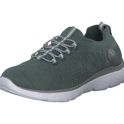 Rieker M5074, Slip-On-Sneaker, Damen, Grün
