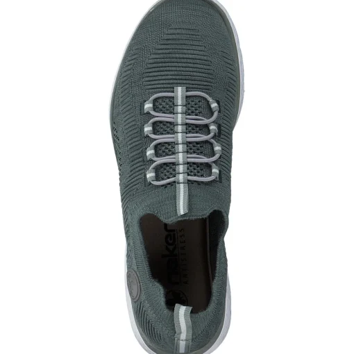 Rieker M5074, Slip-On-Sneaker, Damen, Grün