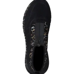 Rieker M4953, Stiefeletten, Damen, schwarz/schwarz-metallic