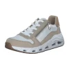 Rieker N5204, Schnürschuhe, Damen, ginger/weiss/lehm/marble