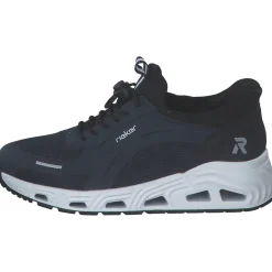Rieker N5257, Schnürschuhe, Damen, pazifik/pazifik/pazifik/schwar