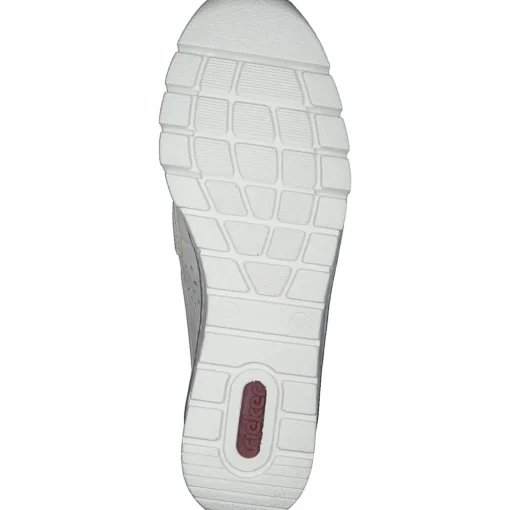 Rieker N3356, Slipper, Damen, offwhite/porzellan