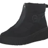 Rieker N2550-00, Winterstiefel, Damen, Schwarz/Schwarz