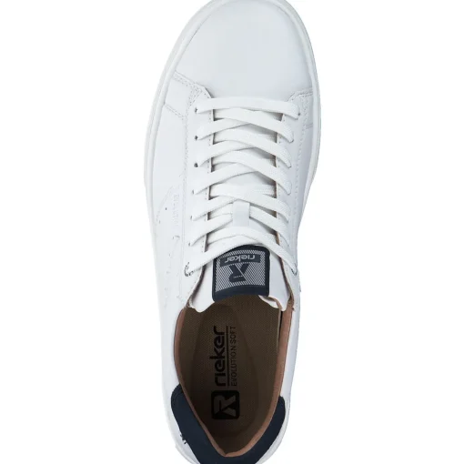 Rieker U0704, Sportliche Halbschuhe, Herren, Weiß