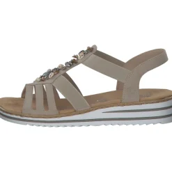 Rieker V0649, Keilsandaletten, Damen, ginger