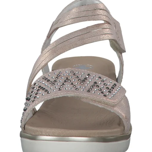 Rieker V3764, Keilsandaletten, Damen, rosegold