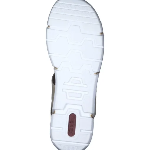 Rieker V2366, Keilsandaletten, Damen, Beige