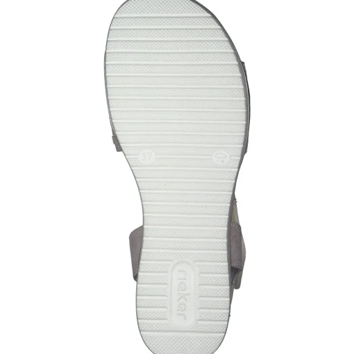 Rieker V3764, Keilsandaletten, Damen, rosegold