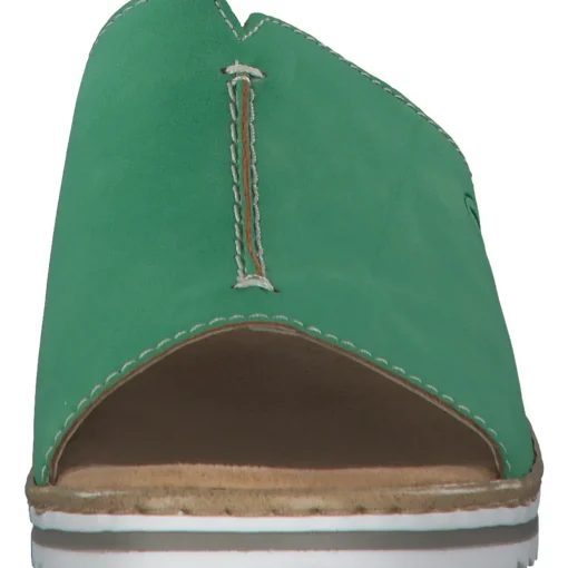 Rieker V0673, Plateau-Pantoletten, Damen, apfel