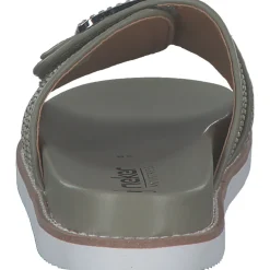 Rieker V9582, Plateau-Pantoletten, Damen, schilf