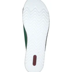 Rieker V0673, Plateau-Pantoletten, Damen, apfel