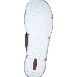 Rieker V2392, Plateau-Pantoletten, Damen, shell