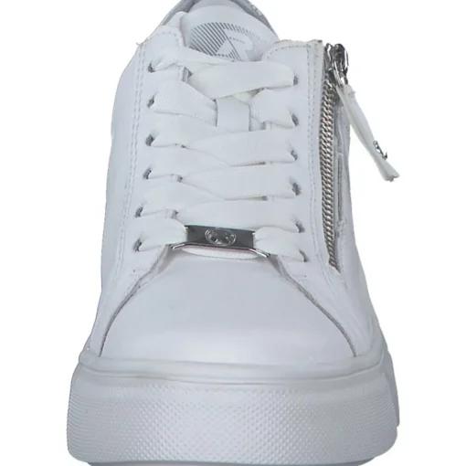 Rieker W2605, Schnürschuhe, Damen, weiss/perlmutt/weiss