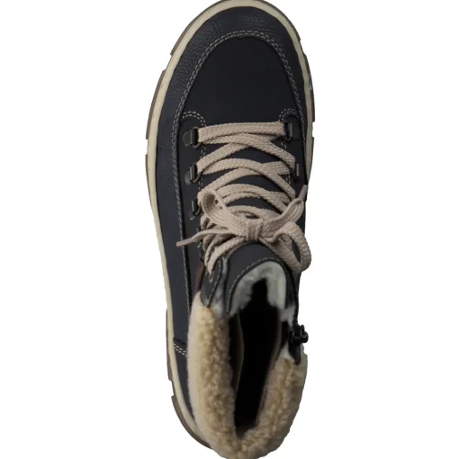 Rieker X8638, Winterstiefeletten, Damen, Blau