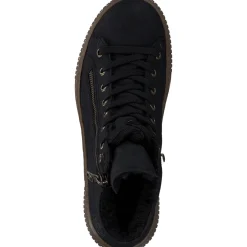 Rieker Z6610, Schnürstiefel, Damen, Schwarz (Black)
