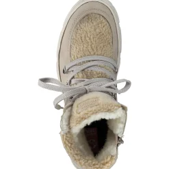 Rieker Z7430, Schnürstiefel, Damen, ginger/beige/champignon