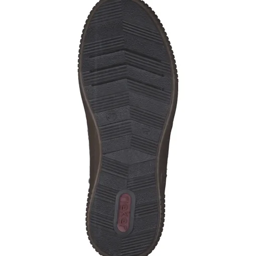 Rieker Z6610, Schnürstiefel, Damen, Schwarz (Black)