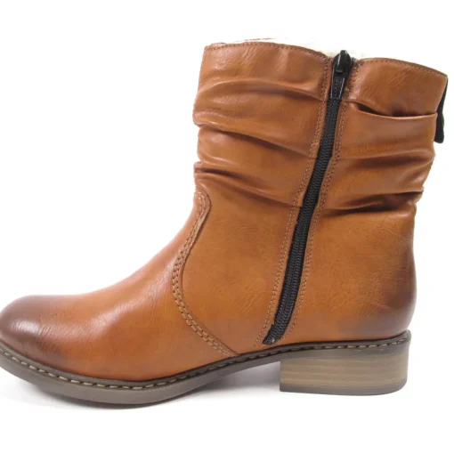Rieker Z4180, Stiefeletten, Damen, Cayenne/Kastanie