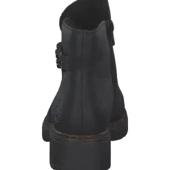 Rieker Z3566, Winterstiefeletten, Damen, schwarz/schwarz