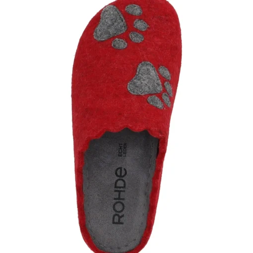 Rohde 6199, Hausschuhe & Pantoffeln, Damen, rot