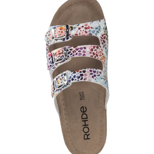 Rohde 5851, Hausschuhe & Pantoffeln, Damen, beige - muster