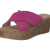 s. Oliver 27212, Plateau-Pantoletten, Damen, pink