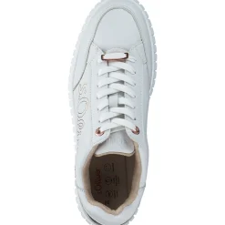 s. Oliver 23665, Schnürschuhe, Damen, WHITE/ROSEGOLD