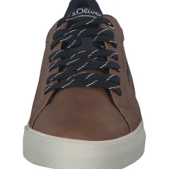 s. Oliver 13630, Sneakers Low, Herren, Braun/Blau