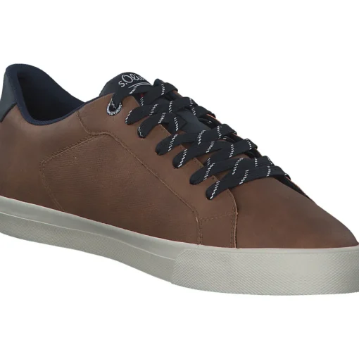 s. Oliver 13630, Sneakers Low, Herren, Braun/Blau